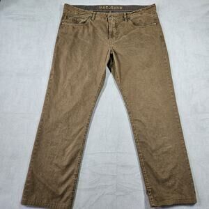 MAC Jeans‎ Arne Pipe Mens 38x28 Brown Straight Leg Pants Mid-Rise Stretch Casual
